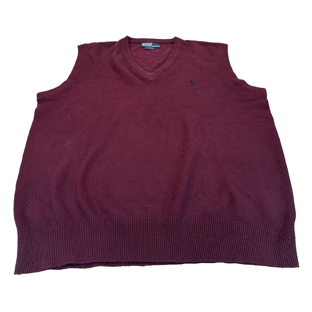 Vintage Polo Ralph Lauren‎ 100% Cashmere Sweater Vest Mens Size XXL